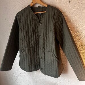 Patagonia Olive Quilted Jacket